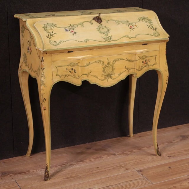 Venetian Painted Bureau, 1960s For Sale - Image 13 of 13