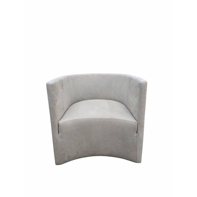 MCM Barrel Back Lounge Chairs Newly Reupholstered - Pair For Sale - Image 9 of 12