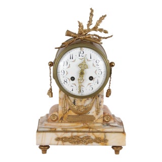 French Pendulum Mantel Clock, 1880s For Sale