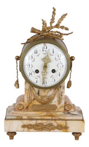 French Pendulum Mantel Clock, 1880s