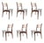 Vintage Danish Dining Chairs, 1960s, Set of 6 For Sale