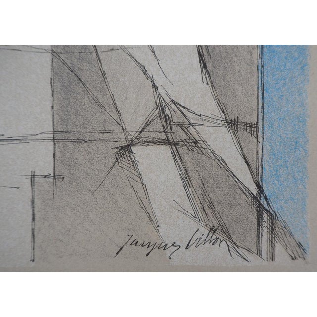 Modern Jacques Villon, The Reader, Original Signed Lithograph For Sale - Image 3 of 6