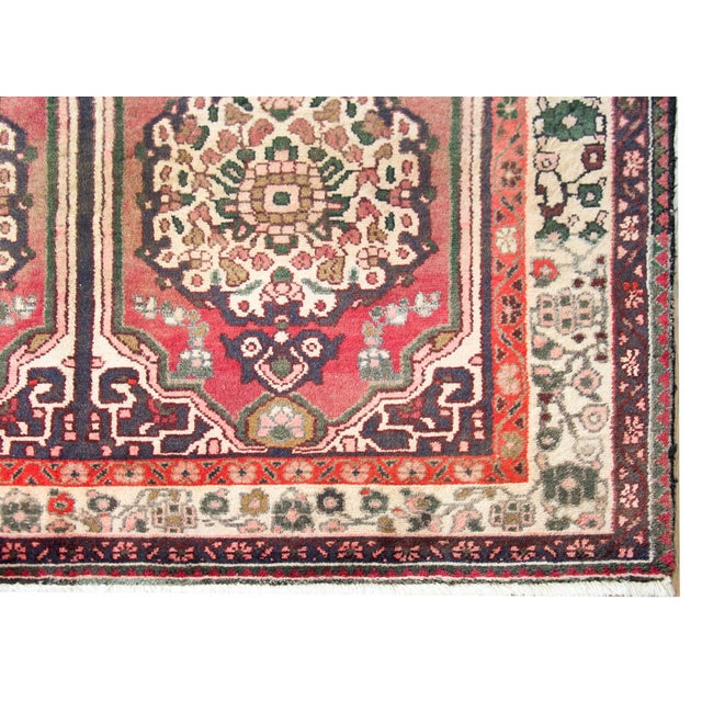 Vintage Persian Hamadan Rug For Sale - Image 11 of 14