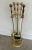 Neoclassical Vintage Neoclassical Metal Fire Tools-5 Piece Set For Sale - Image 3 of 8
