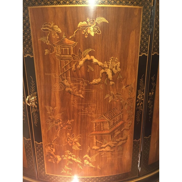 Drexel Heritage Chinoiserie Lighted Corner Chairish