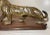 Large 1800's Antique Hand Carved Wood Japanese Tiger Meiji Sculpture Statue Art For Sale - Image 11 of 16