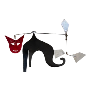 1960s Magical Mobile Cat Sculpture