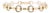 Vintage Cartier Nouveau JCC 18k Yellow & White Gold Horsebit Link Bracelet For Sale
