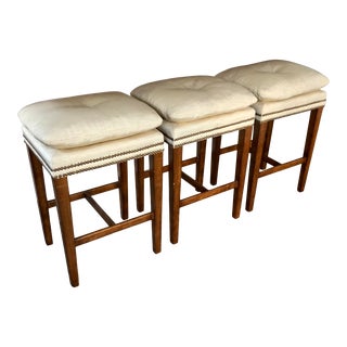 J. Robert Scott Counter Height Bar Stools - Set of 3 For Sale