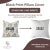 Not Yet Made - Made To Order Fabdivine Handmade Block Printed Cushion Cover 16x16 Inch Viscose Linen-Neha For Sale - Image 5 of 5