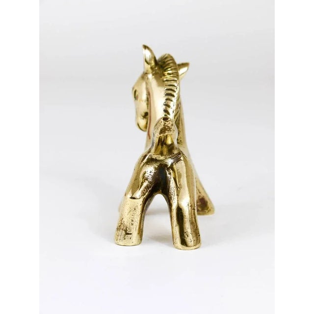 Mid-Century Horse Brass Figurine by Walter Bosse for Herta Baller, Austria, 1950s For Sale - Image 9 of 11