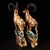 Late 20th Century Pair of Gilt Bronze Cloisonné Enamel Ram Figures on Rockery Bases For Sale - Image 4 of 9