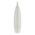 Artisan Tall White Ceramic Vase with Subtle Relief Decoration For Sale