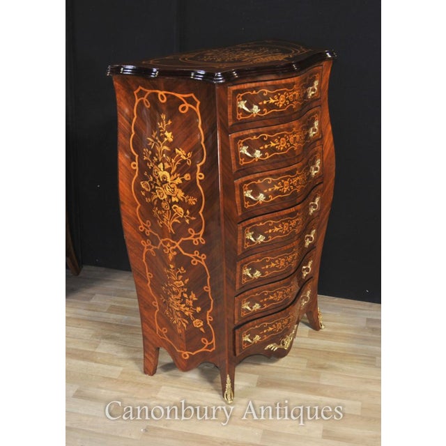 French Empire Bombe Chests and Drawers For Sale - Image 9 of 9