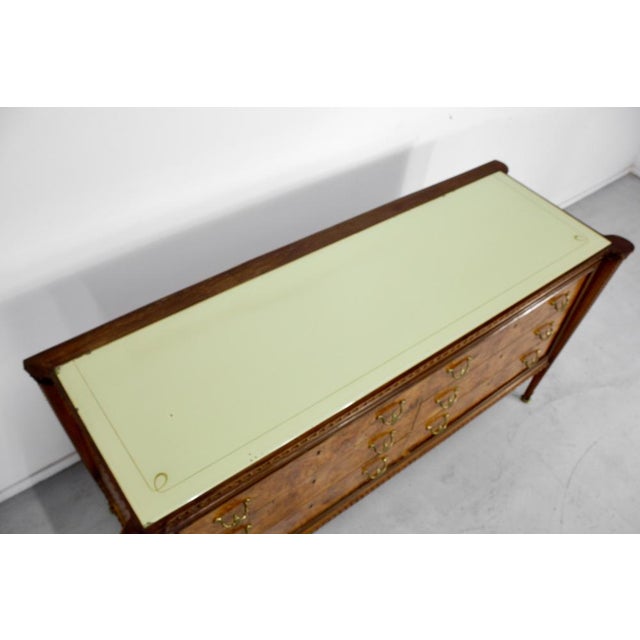 Italian Art Deco Walnut Chest of Drawers, 1930s For Sale - Image 9 of 11