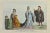 Costumes of the Court of England in the 15th century is a lithograph made by Auguste Wahlen in 1844. Hand colored. Good...
