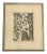 Vintage Lithograph "The Actor" Pencil Signed and Titled C.1940 For Sale