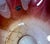 Late 20th Century Józefina Krosno Hand-Blown Maroon & Champagne Art Glass Centerpiece Bowl For Sale - Image 5 of 9
