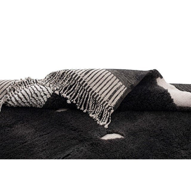 Textile Hand-Knotted Wool Rug by Azele Studio For Sale - Image 7 of 10