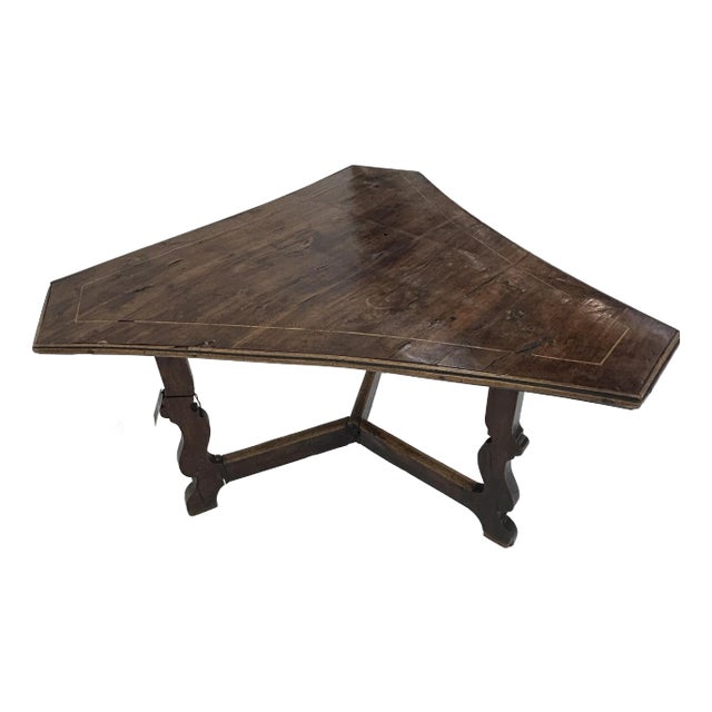 Italian Library Table From a Monastery in Italy For Sale