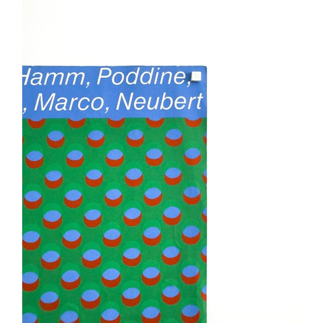 The Piece This original vintage poster from 1968 was designed by Frieder Grindler for the Zimmertheater Tübingen to...