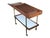 Wood Paul McCobb Style Mid-Century Walnut Bar Cart With Brass Accents For Sale - Image 7 of 14