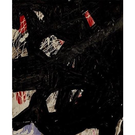 "The Roads I See #1" Abstract Painting on Paper by Ben Junta For Sale