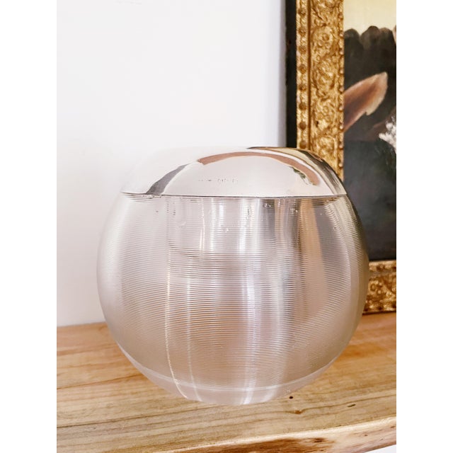 1910s Huge 1912 English Sterling Silver and Glass Match Striker For Sale - Image 5 of 6