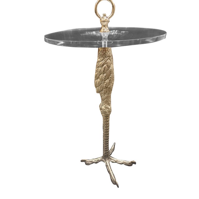 2010s Pair of Talon Accent Tables For Sale - Image 5 of 7