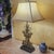 Metal Vintage Maitland-Smith Neoclassical Brass Scrollwork Table Lamp For Sale - Image 7 of 18