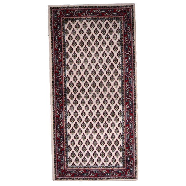 1970s Vintage Italian Seraband Style Rug 2.2' X 4.5' For Sale - Image 12 of 12