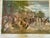 A beautifully hand-colored antique engraving depicting “William Penn’s Treaty with the Indians, when he founded the...