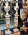 Bring the grandeur of European palace interiors into your home with this exquisite decorative ensemble, featuring an...