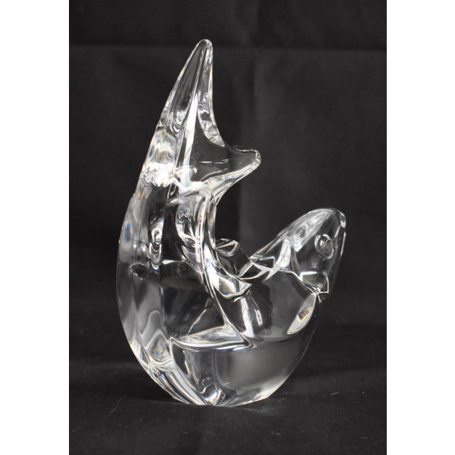 Orrefors Crystal Fish Trout Paperweight Figurine Olle Alberius Sweden Signed For Sale - Image 16 of 18