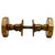 Add a streamlined Art Deco touch to your door with these cast brass octagonal American door knobs with center protruding...