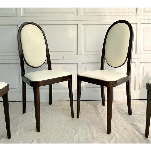 Otto Prutscher Set of 10 Thonet Dining Chairs Designed by Otto Prutscher For Sale - Image 4 of 10