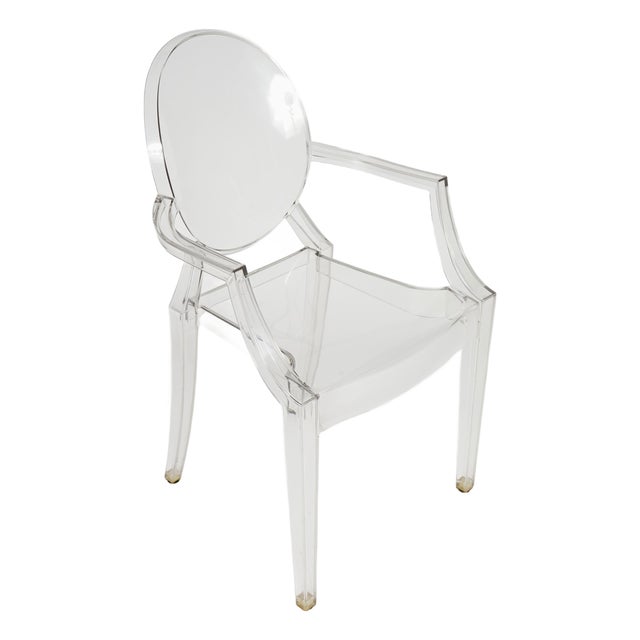 Vintage Acrylic Louis Ghost Chair by Philippe Starck for Kartell For Sale