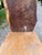 Vintage Primitive Live Edge Slab Stargazer Viking Chair (47x12) For Sale - Image 10 of 18