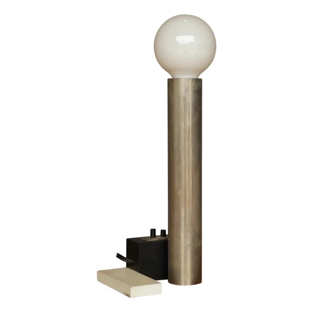 Constructivist Model 3 Table Lamp attributed to Sybold van Ravesteyn, 1970s For Sale