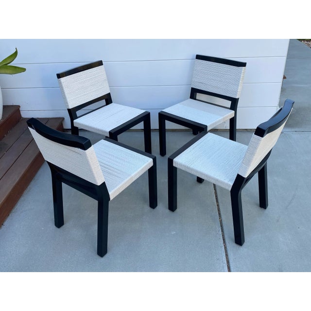 1950’s String Chair by Vkg of Beverly Hills-Set of Four. For Sale - Image 13 of 13
