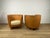 Wood Bon Ton Chairs in Rattan and Fabric by Giuseppe Viganò for Bonacina, 1990s, Set of 2 For Sale - Image 7 of 9