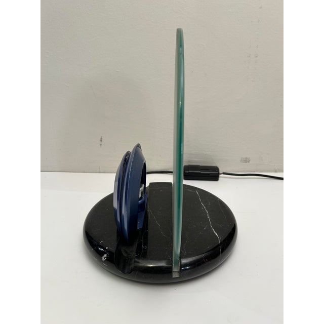 Metal Gong Lamp by Bruno Gecchelin for Skipper, 1980s For Sale - Image 7 of 11