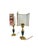 Metal Table Lamps in Brass and Green Metal by Einar Bäckström, 1950, Set of 2 For Sale - Image 7 of 13