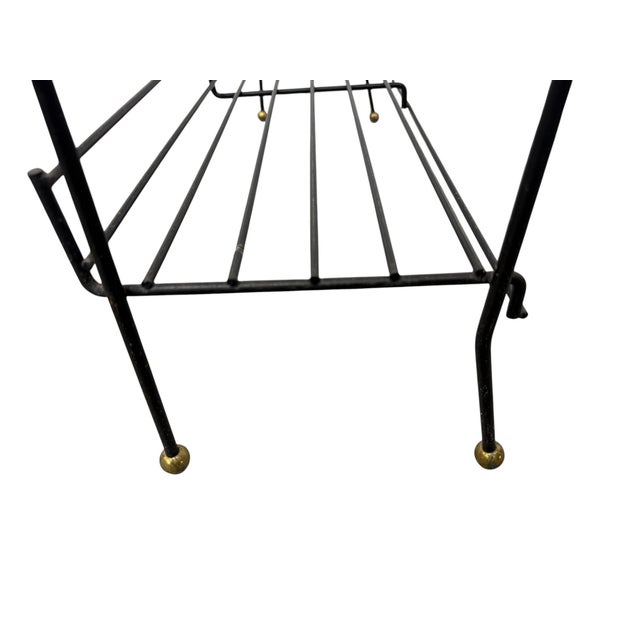 Mid 20th Century Mid-Century Modern Atomic 3-Tier Plant Stand For Sale - Image 5 of 5