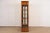 Gustav Stickley Style Mission Oak Arts and Crafts Lighted Bookcase Cabinet For Sale - Image 10 of 12