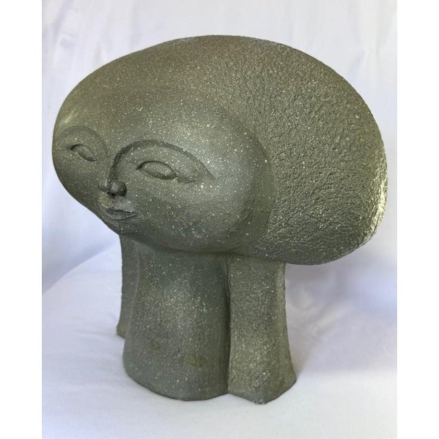 Paul Bellardo Paul Bellardo (1924-2017 Ny/Ca) "Heads of the Universe" Ceramic Modernist Sculpture 1979 For Sale - Image 4 of 11