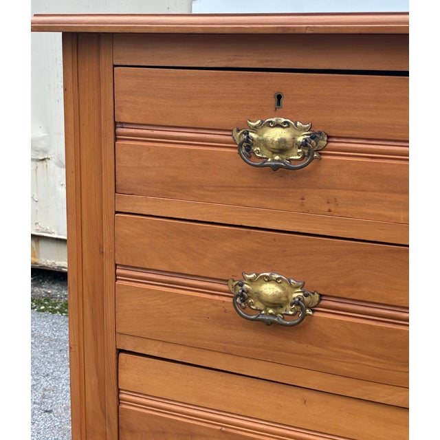 English Pine Chest of Five Drawers For Sale - Image 9 of 17