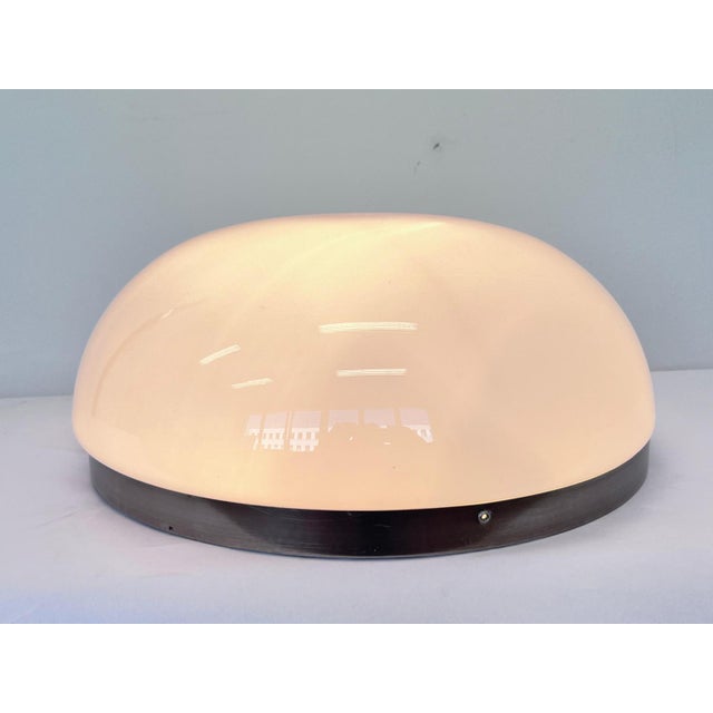 1940s Big Bauhaus Chrome Wall Lamp, 1940s For Sale - Image 5 of 9