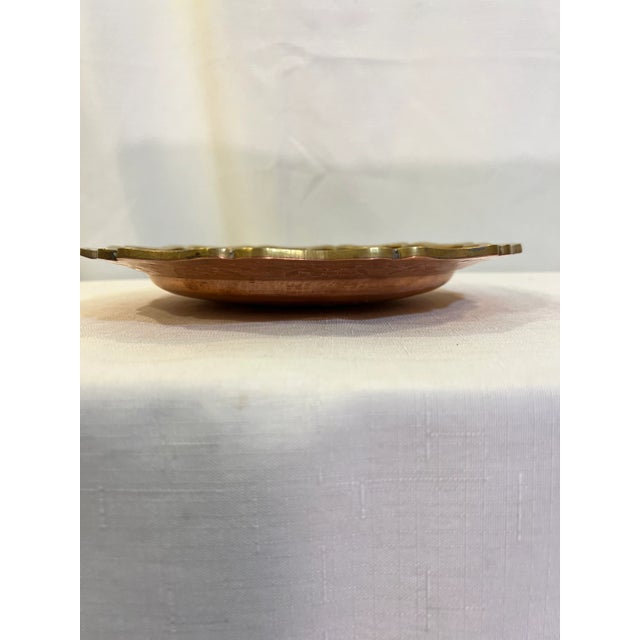 Metal Early 20th Century Mixed Metal Scholar’s Stone Lotus Tray - Styled After Tony Duquette & James Mont For Sale - Image 7 of 12