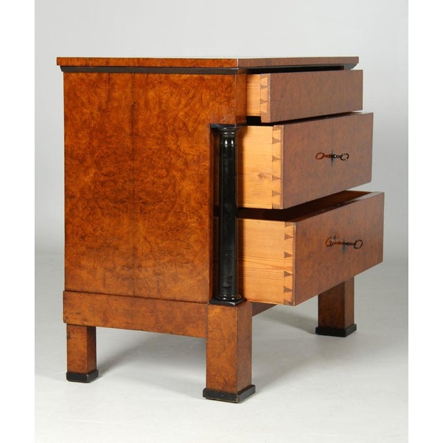 19th Century German Biedermeier Chest of Drawers, 1820s For Sale - Image 9 of 14